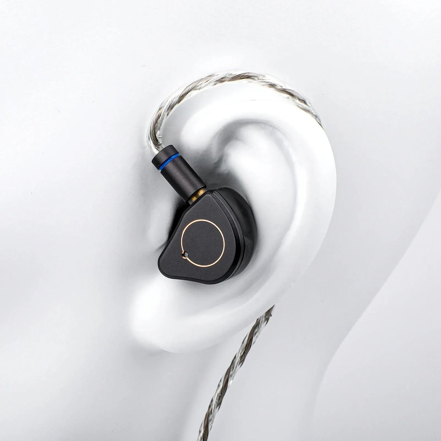 SuperMix Hybrid Drivers HiFi Earphone Wired Audiophile IEMs With SilverPlated OFC Cable For Studio  4