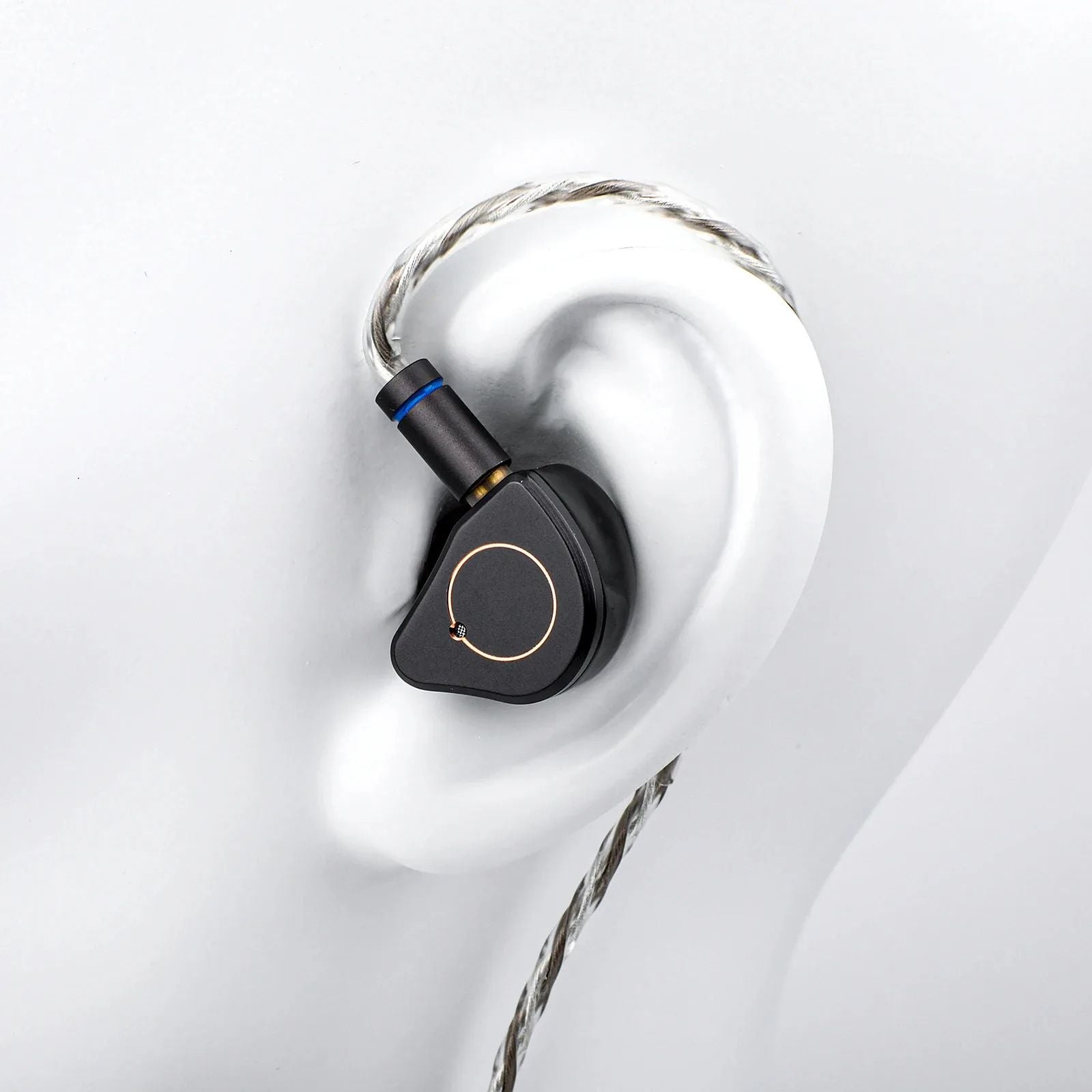 SuperMix Hybrid Drivers HiFi Earphone Wired Audiophile IEMs With SilverPlated OFC Cable For Studio  4
