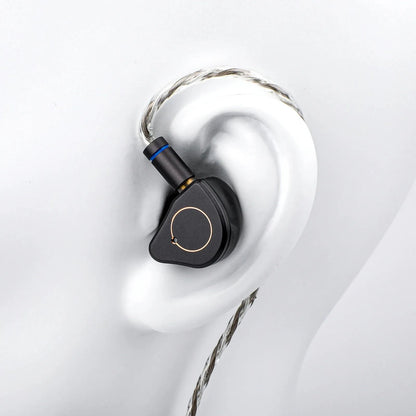 SuperMix Hybrid Drivers HiFi Earphone Wired Audiophile IEMs With SilverPlated OFC Cable For Studio  4