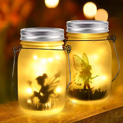 Solar Mason Jar Light For Garden And Patio Decoration 11