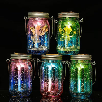 Solar Mason Jar Light for Garden and Patio Decoration