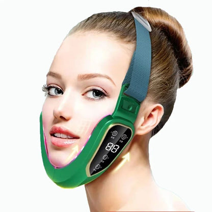 Facial Slimming Vibration Massager With LED Photon Therapy Heated V Face Lifting Device For Double  6