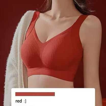 Seamless Wireless Push Up Bra With Removable Pads And Adjustable Band 4