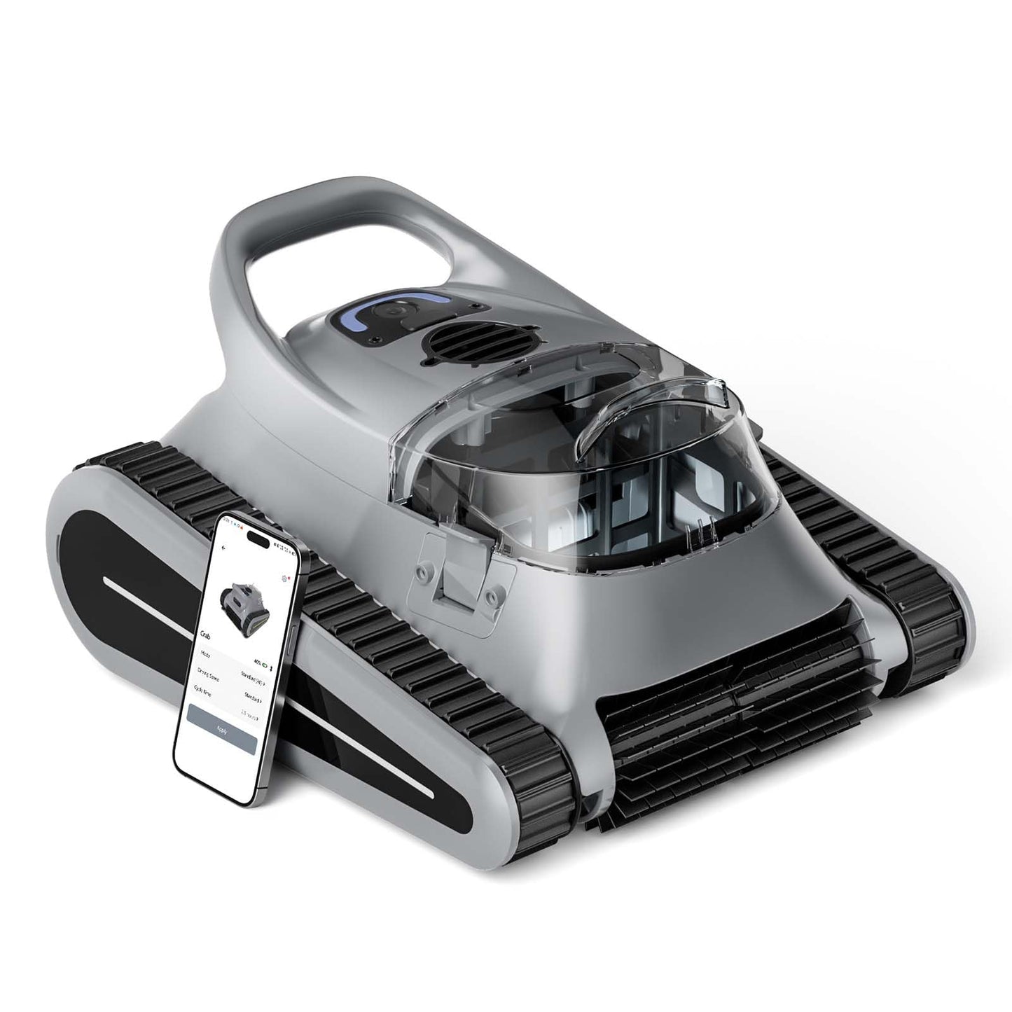 Cordless Robotic Pool Vacuum with Waterline Cleaning for Inground Pools