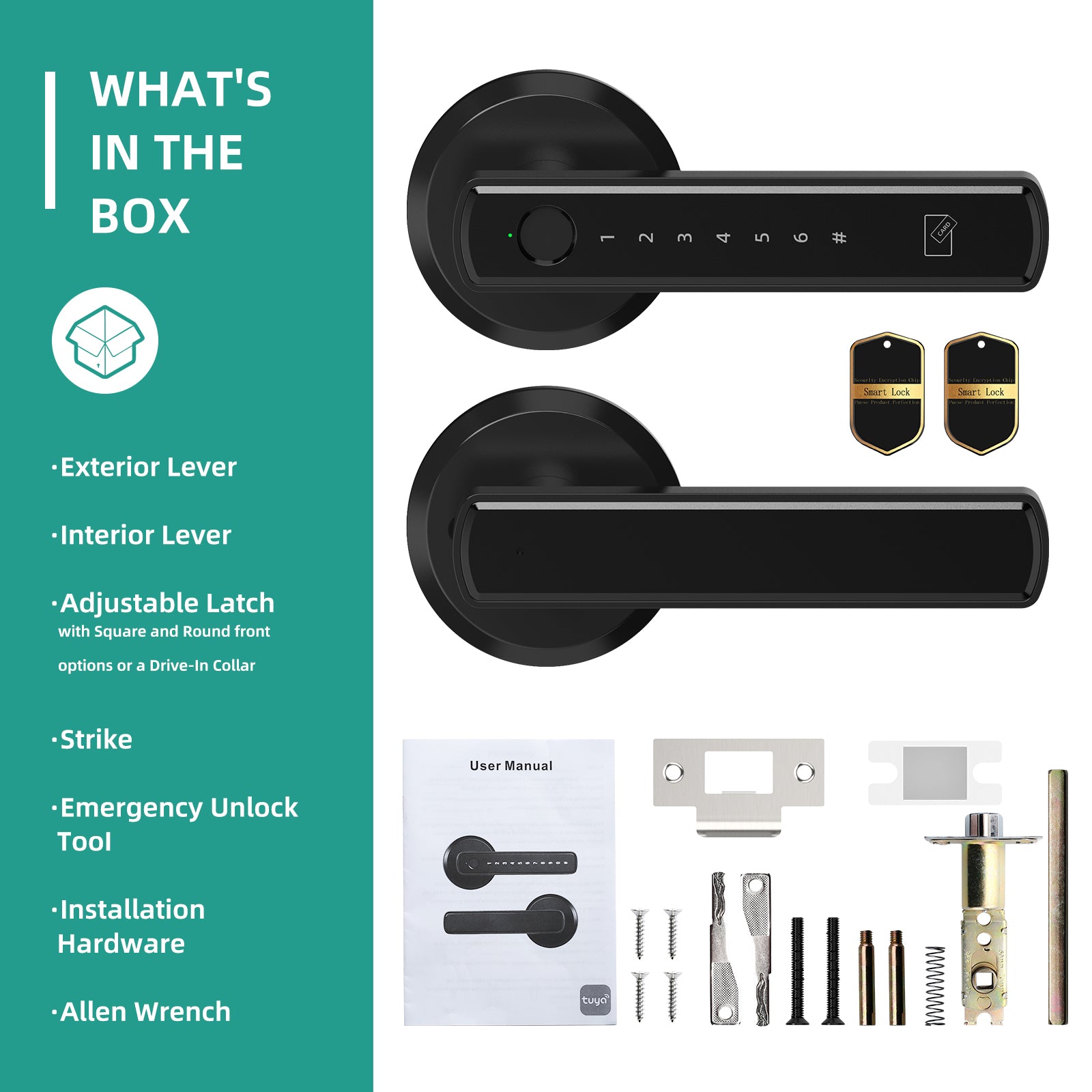 Viladepot Smart Lock Fingerprint  Touchscreen Keypad Door Lock 5