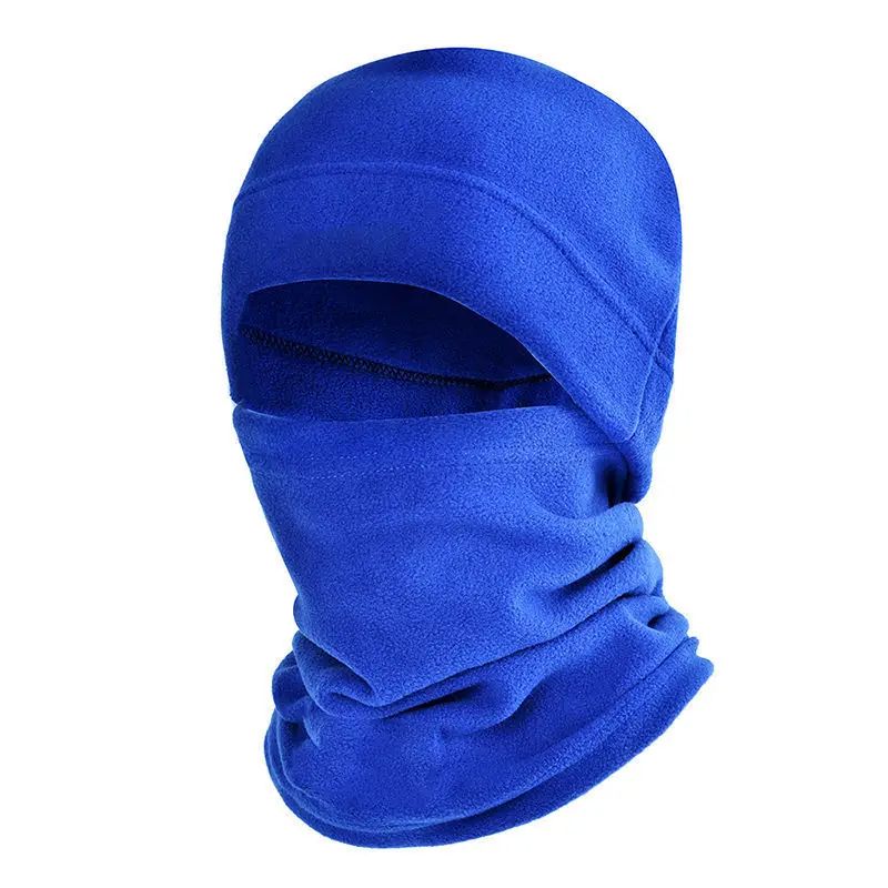 Fleece Neck Cover Hat Gloves Set For Winter Outdoor Cycling Mountaineering Cold Weather Mask Cotton 4