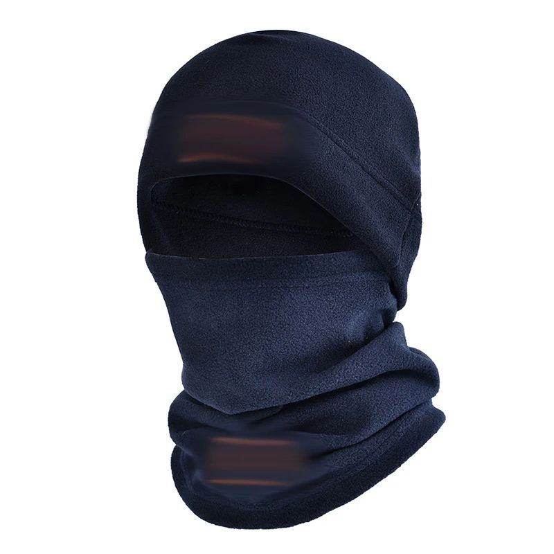 Fleece Neck Cover Hat Gloves Set For Winter Outdoor Cycling Mountaineering Cold Weather Mask Cotton 7