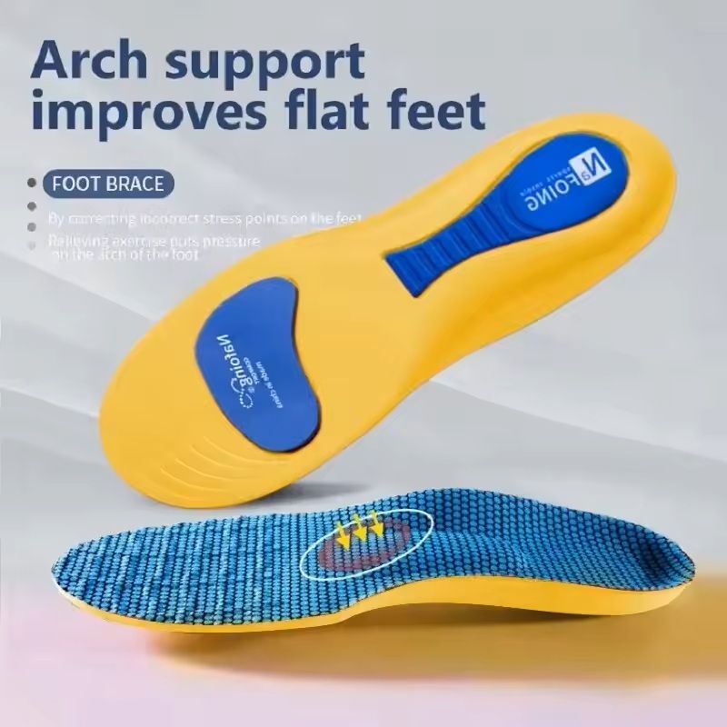 Orthotic Arch Support Insoles For Flat Feet Shock Absorbing Running Shoe Insert 4