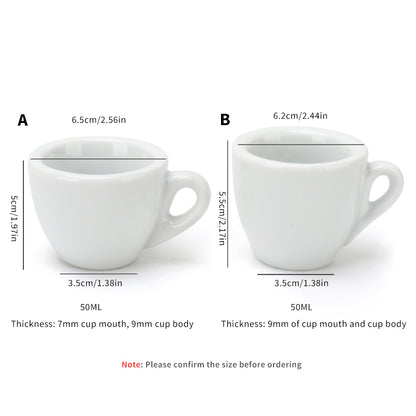 Elegant Porcelain Coffee Mugs Espresso  Cappuccino Cup Set With Delicate Saucer 7