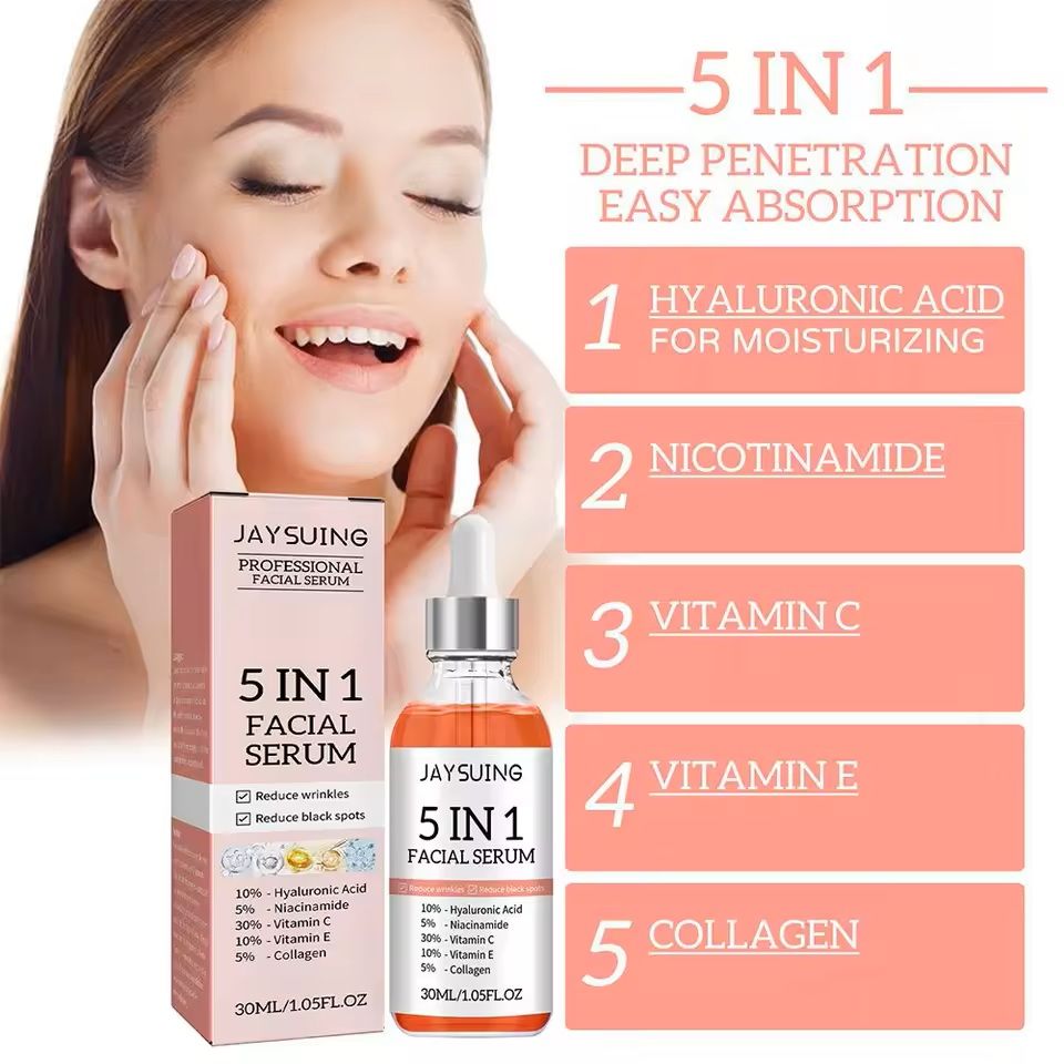 Vitamin C Hyaluronic Acid Face Serum For Fine Lines And Brightening 5