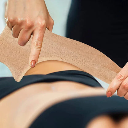 Wooden Lymphatic Drainage Massager Anti Cellulite Body Shaping  Gua Sha Tool For Sore Muscle Relief 1
