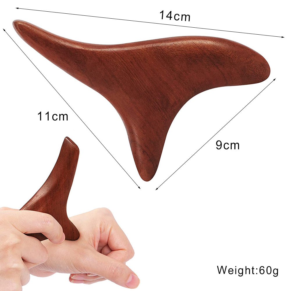 Wooden Lymphatic Drainage Massager Anti Cellulite Body Shaping  Gua Sha Tool For Sore Muscle Relief 6