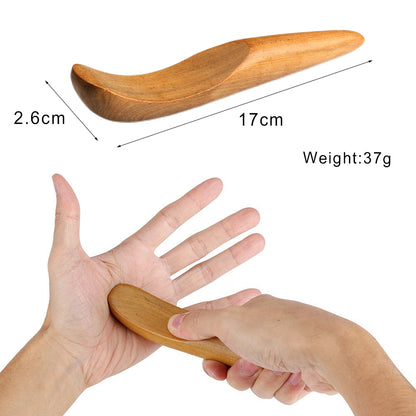 Wooden Lymphatic Drainage Massager Anti Cellulite Body Shaping  Gua Sha Tool For Sore Muscle Relief 8