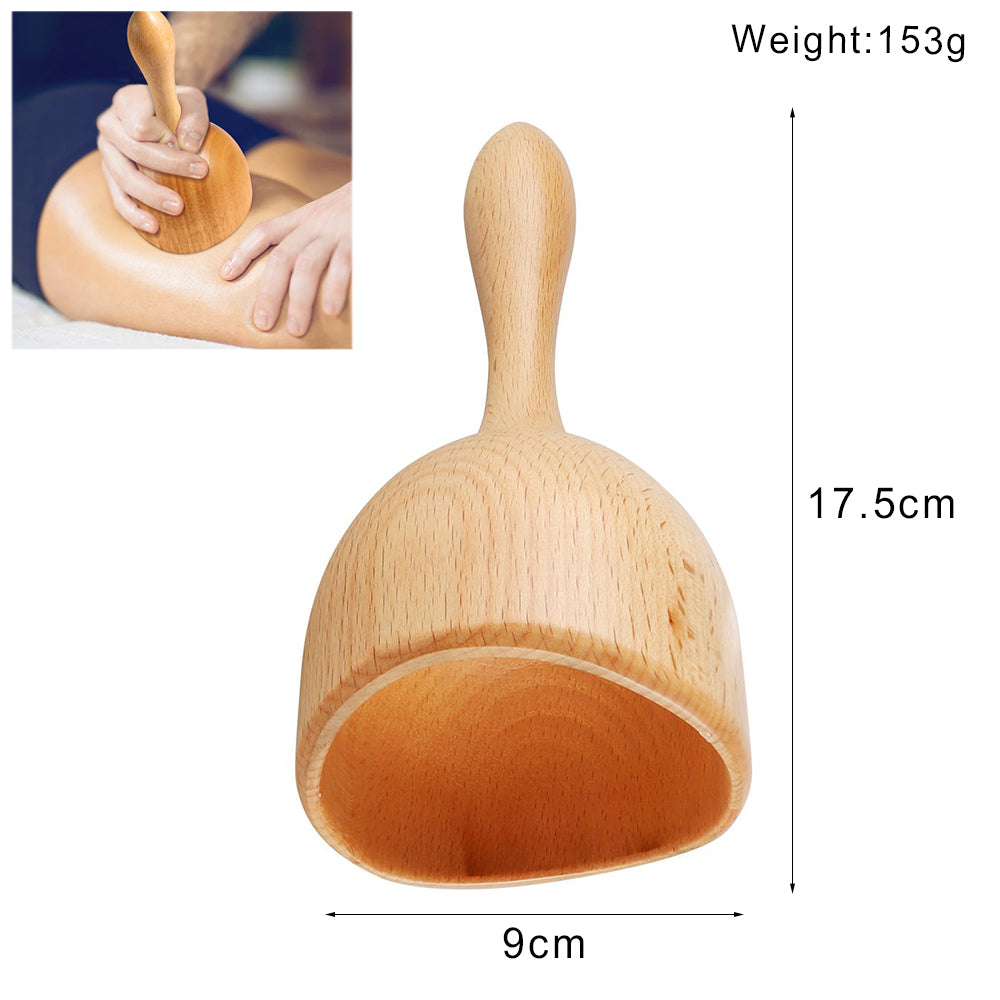 Wooden Lymphatic Drainage Massager Anti Cellulite Body Shaping  Gua Sha Tool For Sore Muscle Relief 14