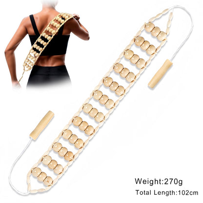Wooden Lymphatic Drainage Massager Anti Cellulite Body Shaping  Gua Sha Tool For Sore Muscle Relief 22