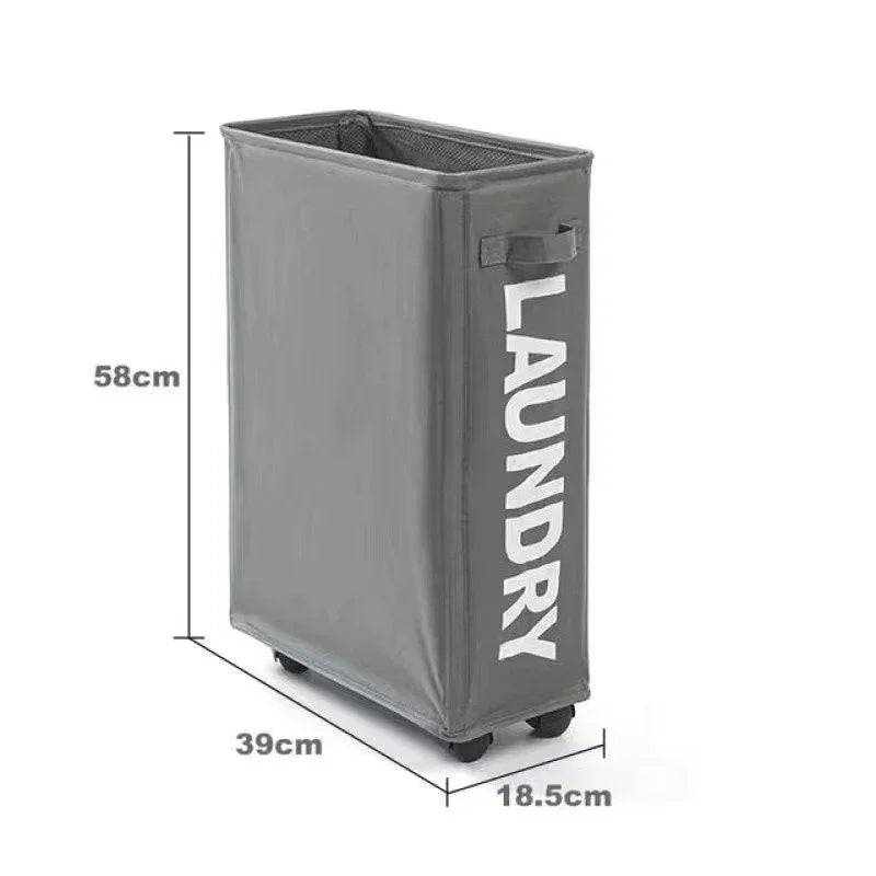 Waterproof Foldable Storage Basket Large Capacity Laundry  Yoga Mat Bag On Wheels 9