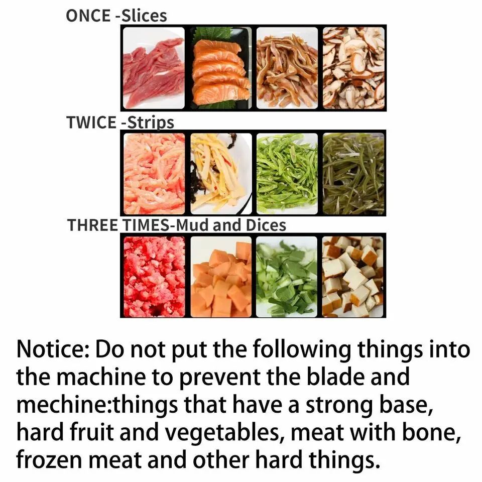 High Power Stainless Steel Automatic Meat Grinder  Electric Fish Vegetable Cutter Commercial Grade  5
