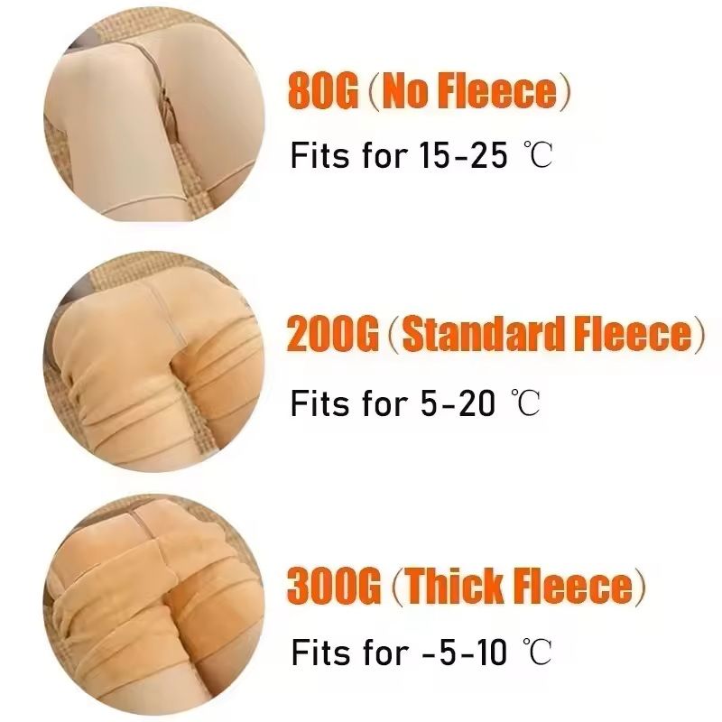FleeceLined Thermal Tights For Women High Waist Winter Slim Pantyhose 1