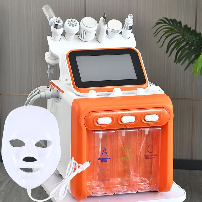 Multi Function Hydro Facial Machine Aqua Peeling Skin Scrubber Oxygen Jet Dermabrasion 4
