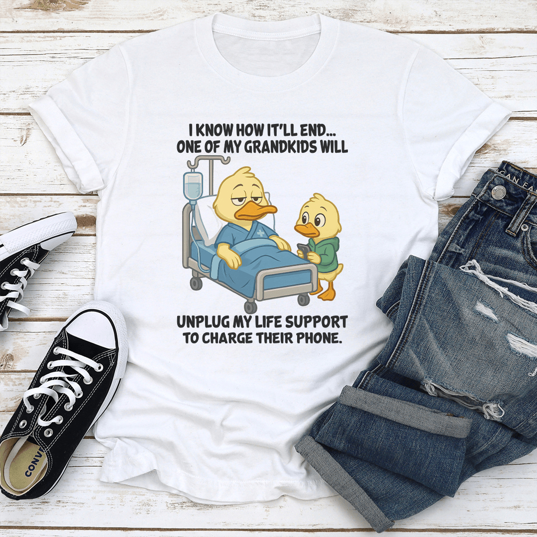 I Know How Itll End One Of My Grandkids Tee 1