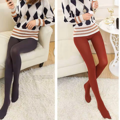 Womens Thick Thermal Fleece Pantyhose FullLength Winter Tights 11