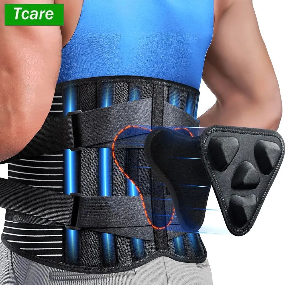 Adjustable Breathable Waist Brace, Lower Back Support Belt for Sciatica & Herniated Disc Relief, Back Brace
