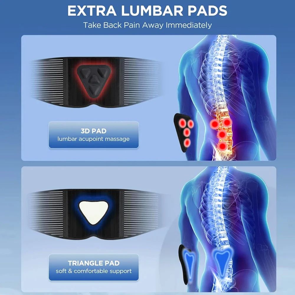 Adjustable Breathable Waist Brace Lower Back Support Belt For Sciatica  Herniated Disc Relief Back  4