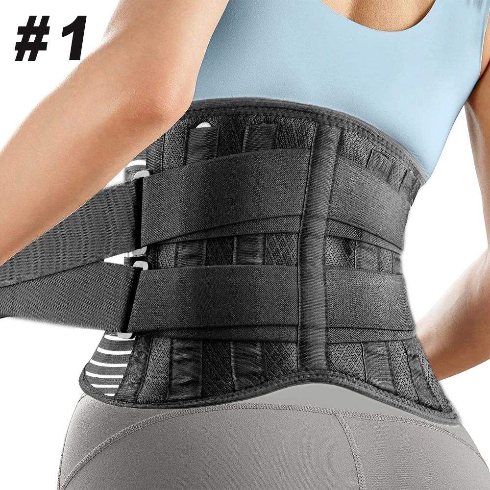 Adjustable Breathable Waist Brace Lower Back Support Belt For Sciatica  Herniated Disc Relief Back  5
