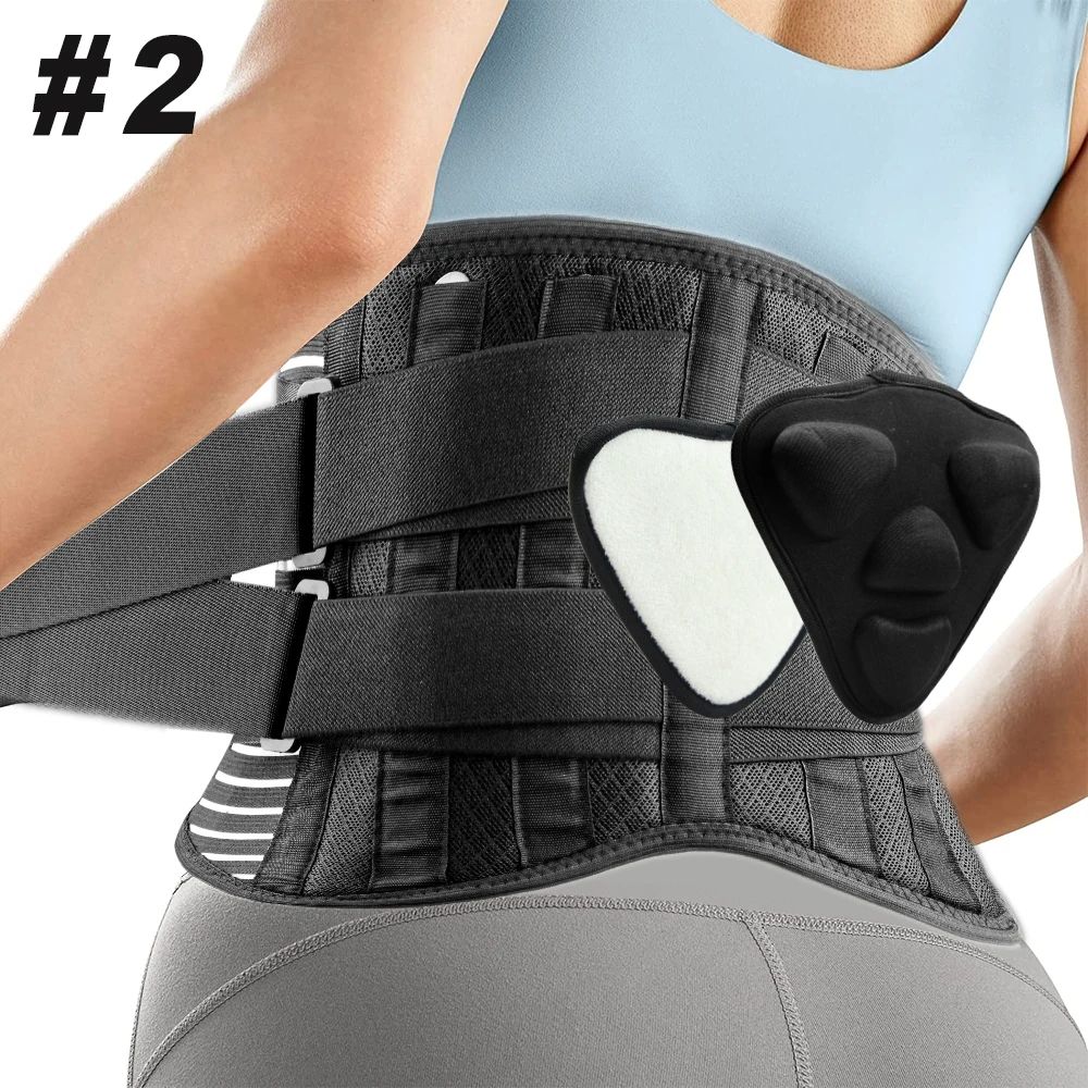 Adjustable Breathable Waist Brace Lower Back Support Belt For Sciatica  Herniated Disc Relief Back  6