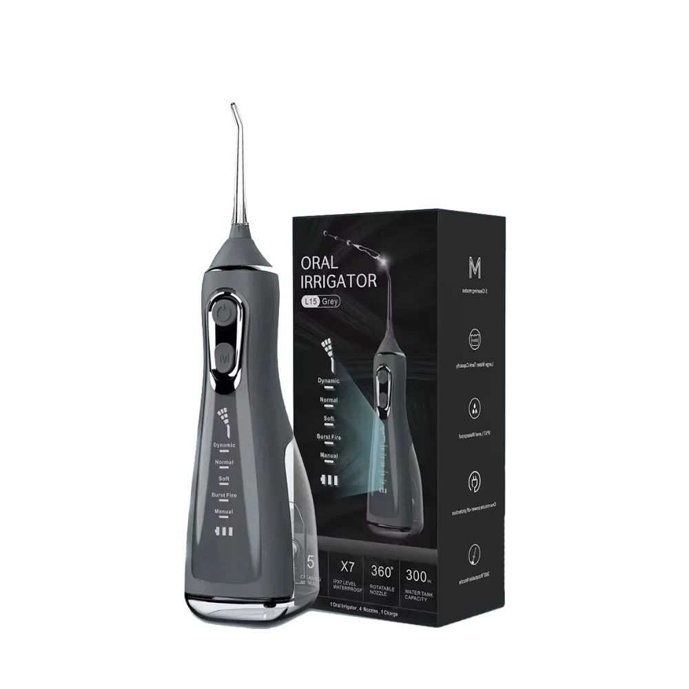 Portable Oral Irrigator Water Flosser Rotating Jet Dental Cleaner Modes Teeth Floss Machine For Pla 4