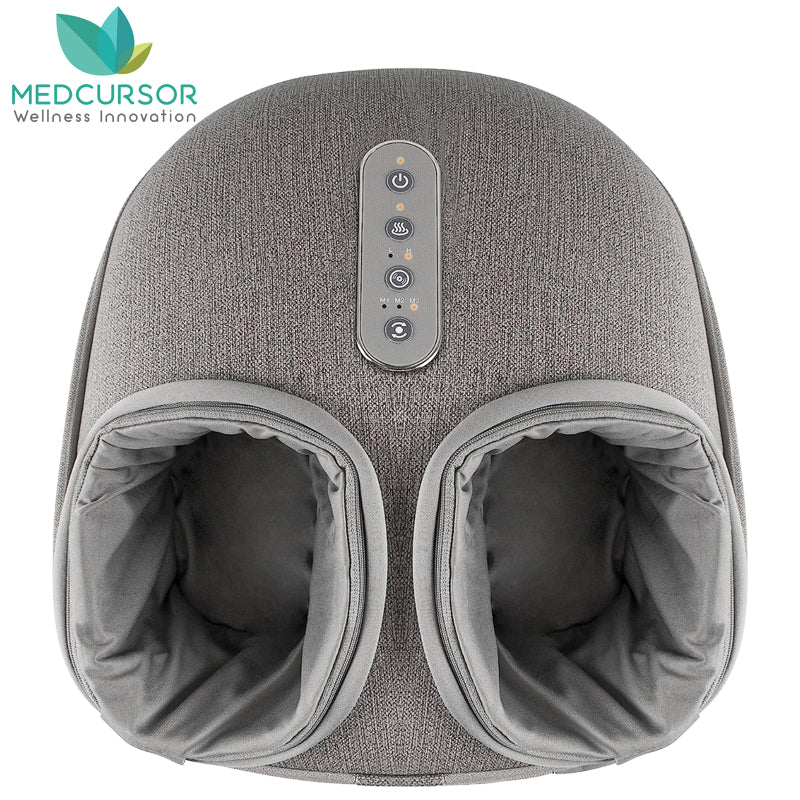 Medcursor Heated Foot Massager, Deep Shiatsu Kneading Roller for Muscle Relaxation & Pain Relief