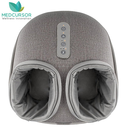 Medcursor Heated Foot Massager, Deep Shiatsu Kneading Roller for Muscle Relaxation & Pain Relief