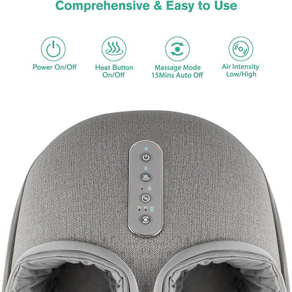 Medcursor Heated Foot Massager Deep Shiatsu Kneading Roller For Muscle Relaxation  Pain Relief 2