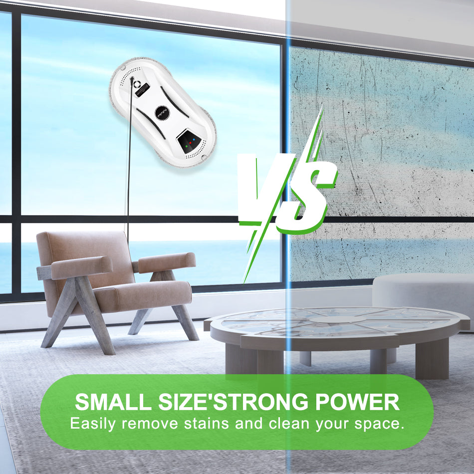 PuRuiKai Ultra Thin Robot Vacuum  Electric Window Cleaning Robot With Remote 1