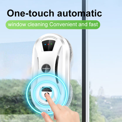 PuRuiKai Ultra Thin Robot Vacuum  Electric Window Cleaning Robot With Remote 2