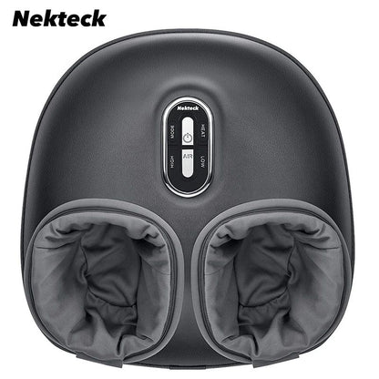 Nekteck Foot Massager with Heating Therapy, Air Compression, Shiatsu Knead Roller, Electric Muscle Relaxation