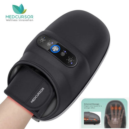 Wireless Electric Hand Massager with Air Compression Heat Therapy Palm Acupoint Massager for Arthritis, Numbness Muscle