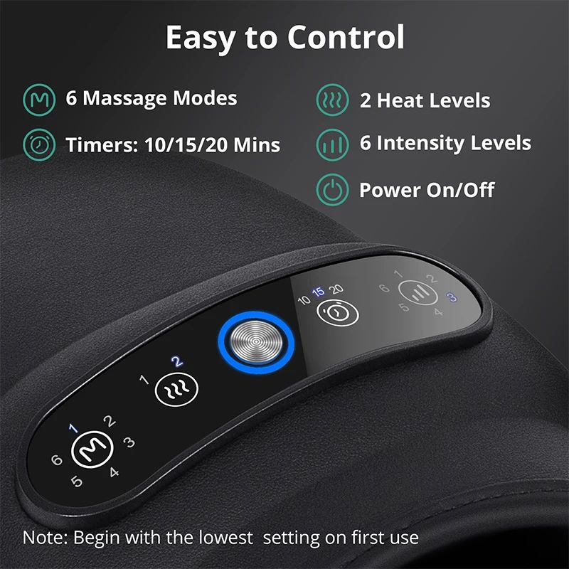 Wireless Electric Hand Massager With Air Compression Heat Therapy Palm Acupoint Massager For Arthri 1