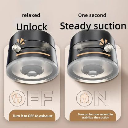 Foldable Double Sided Vacuum Suction Cup Phone Holder  Magnetic Mount Lazy Multi Functional Storage 3