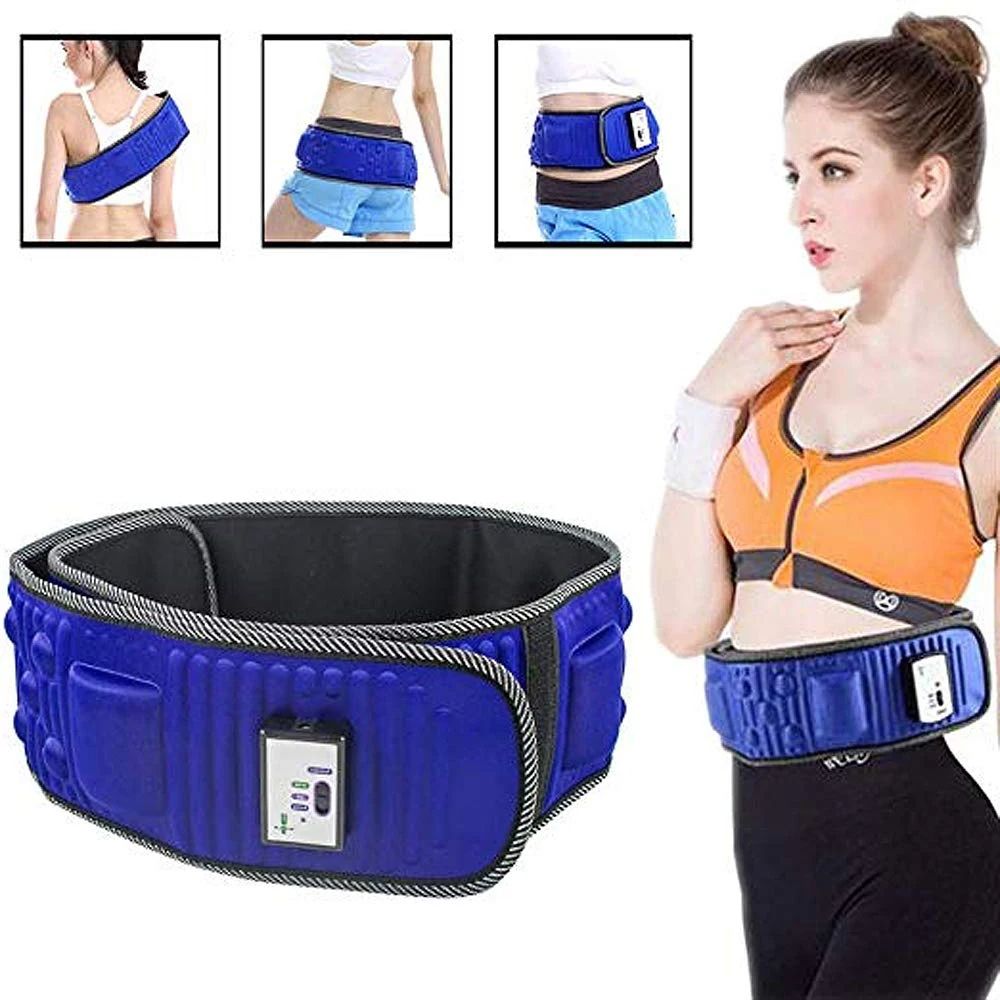 Electric Vibration Full Body Belt Abdominal Massager for Waist Fat Burning, Slimming, Weight Loss Muscle Stimulation