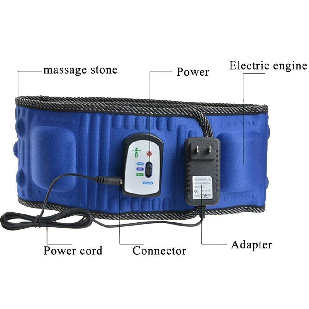 Electric Vibration Full Body Belt Abdominal Massager For Waist Fat Burning Slimming Weight Loss Mus 2