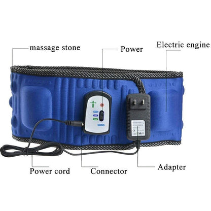 Electric Vibration Full Body Belt Abdominal Massager For Waist Fat Burning Slimming Weight Loss Mus 2