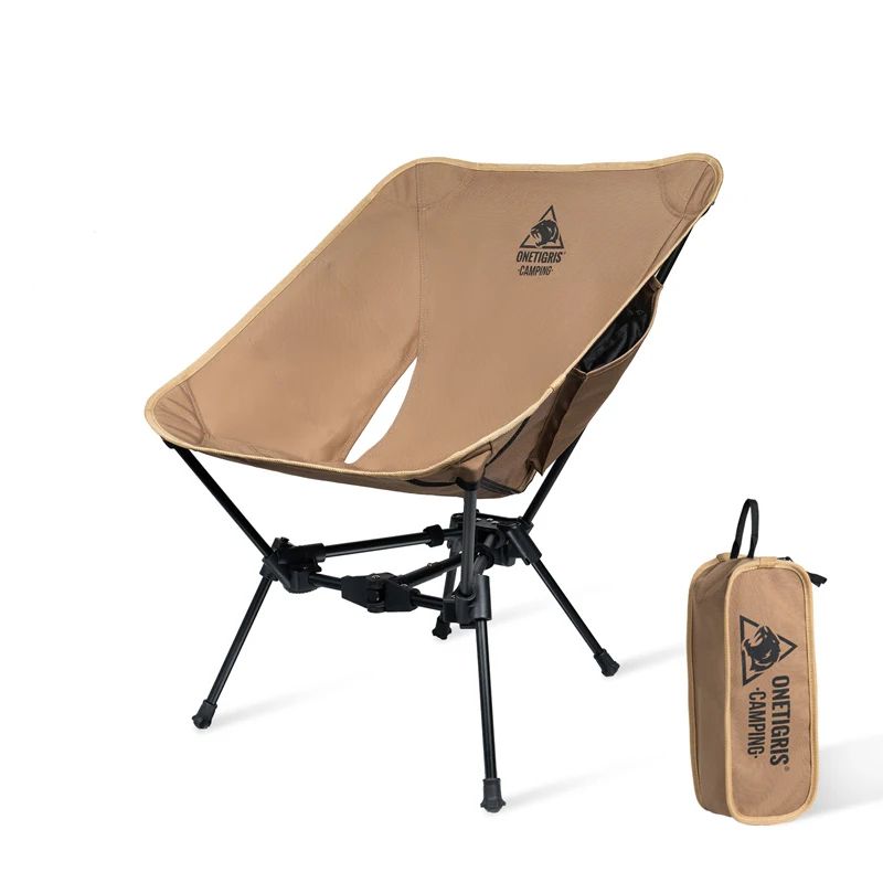 Foldable Camping Chair, Lightweight Fabric & Alloy Frame, Compact Triangle Framed Outdoor Hiking Seat