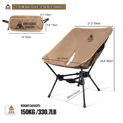 Foldable Camping Chair Lightweight Fabric  Alloy Frame Compact Triangle Framed Outdoor Hiking Seat 1
