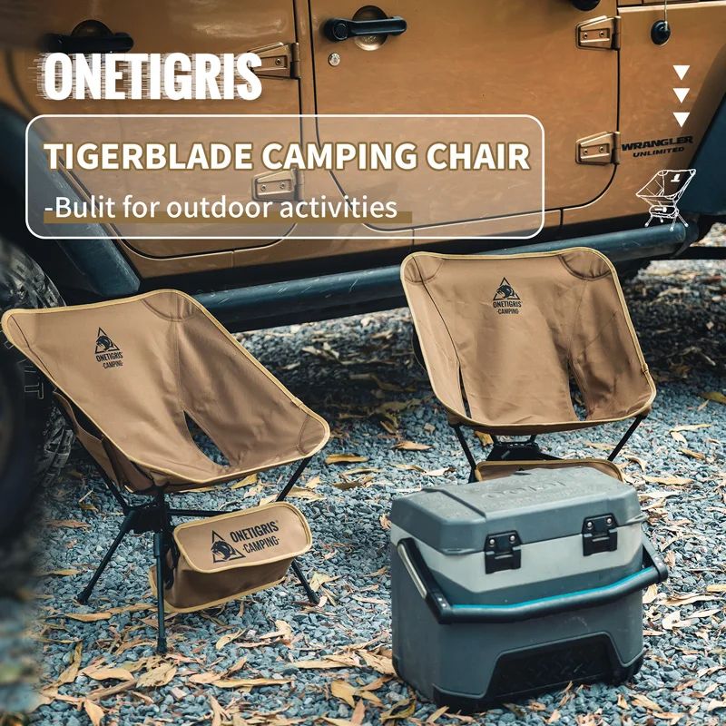 Foldable Camping Chair Lightweight Fabric  Alloy Frame Compact Triangle Framed Outdoor Hiking Seat 5