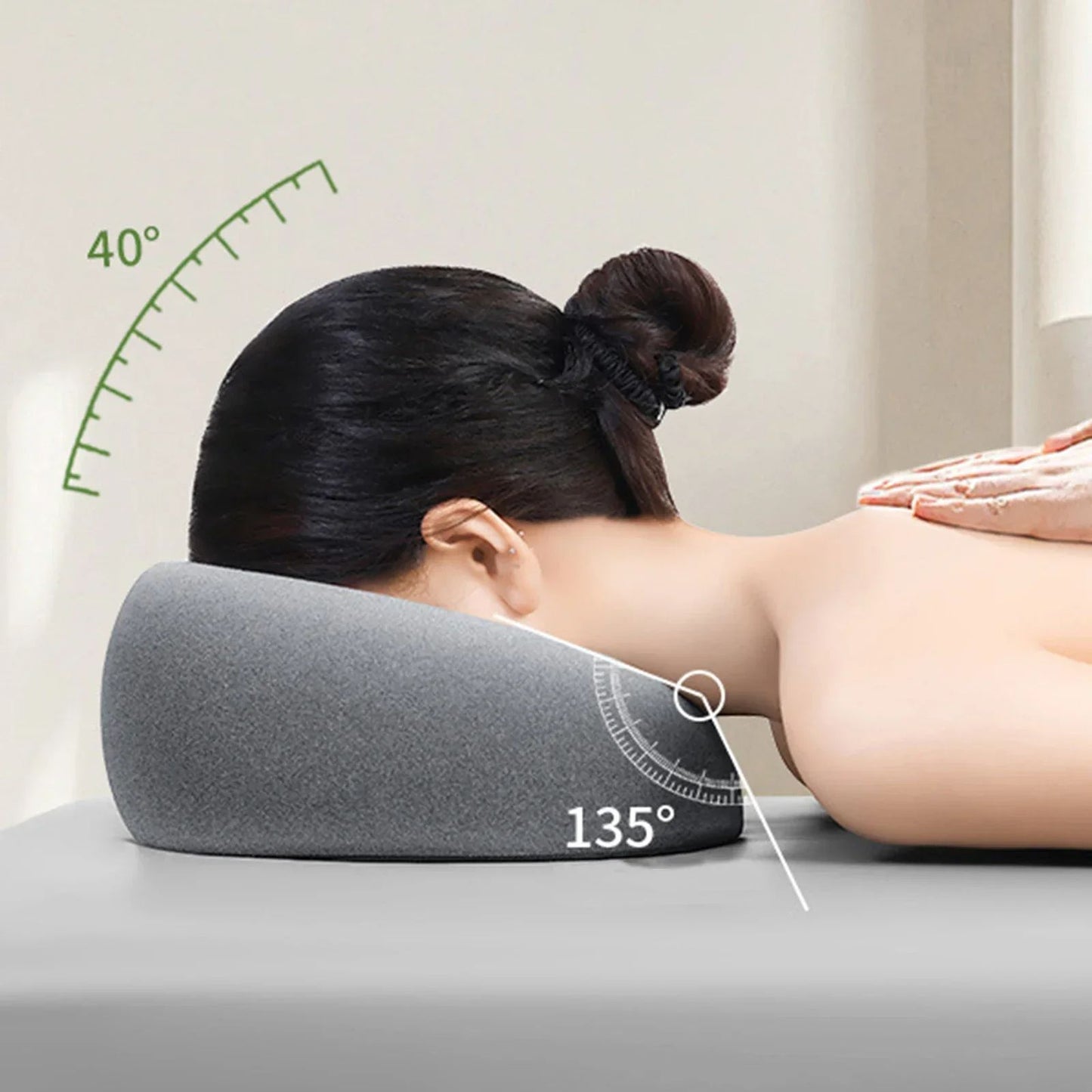 Face Down Pillow Desk Nap Pillow Prone Resting Comfort Memory Foam Ergonomics Massage Headrest For  4
