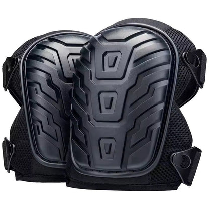 Heavy-Duty Knee Pads with Adjustable Straps for Construction and Gardening