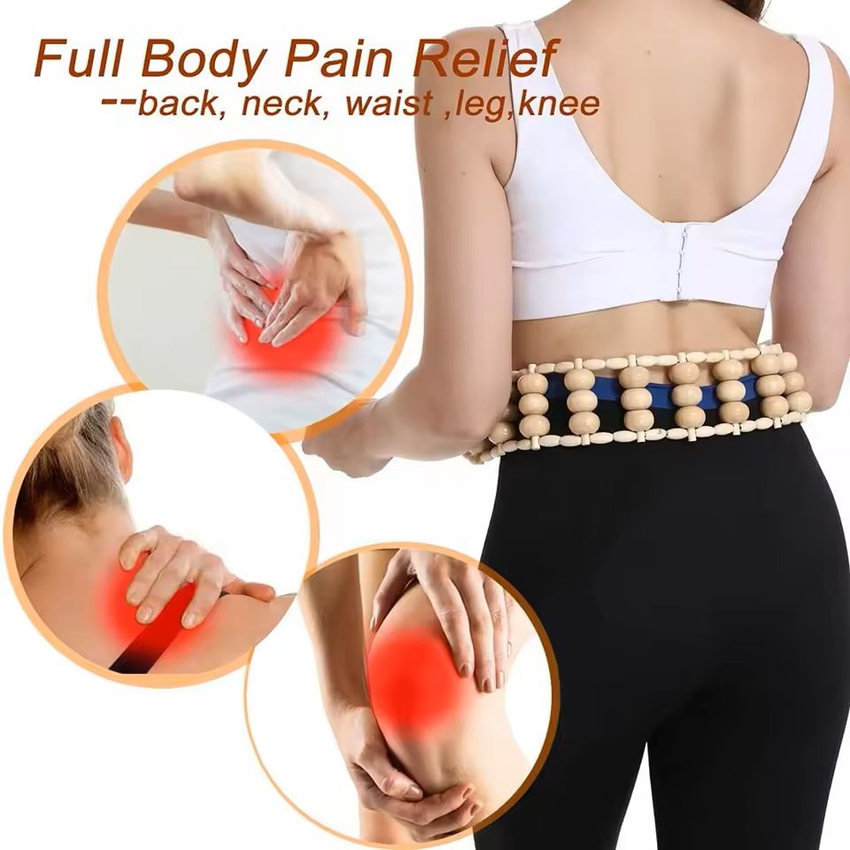 Wooden Lymphatic Drainage Massage Tools For Body Sculpting And Cellulite Relief 1
