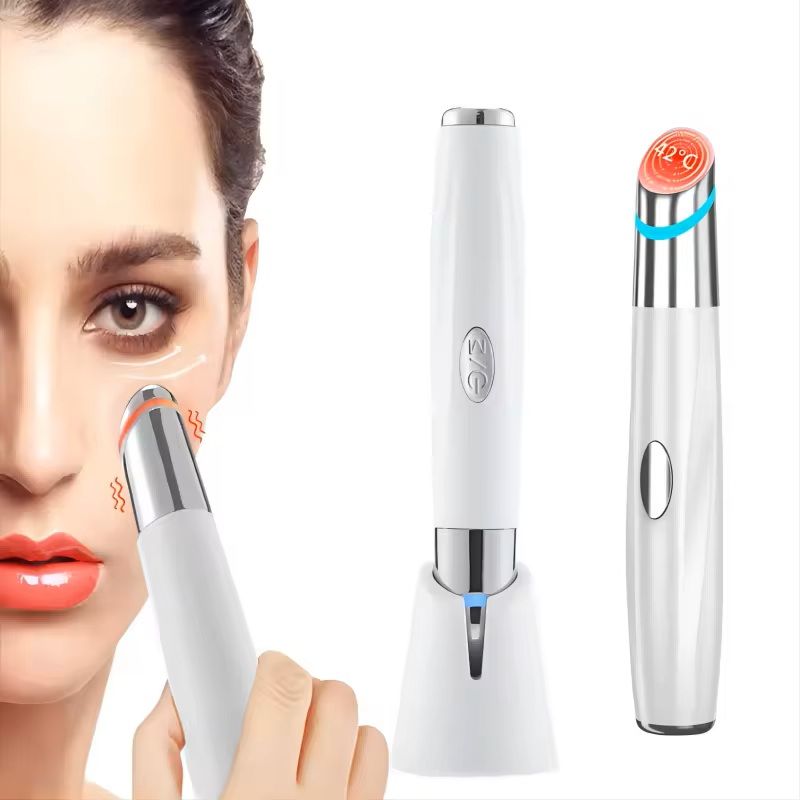 5-in-1 LED Eye Massager Wand for Puffiness, Dark Circles, and Skincare