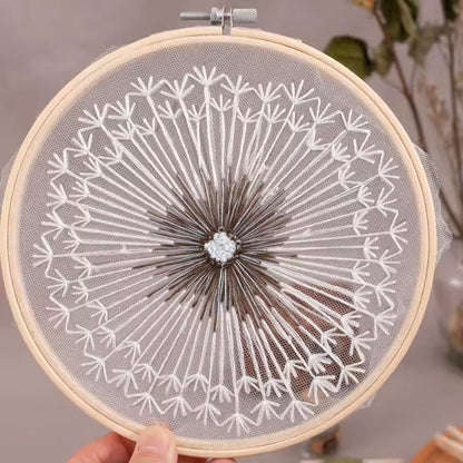 Beginner Floral Embroidery Kit With Pattern 1